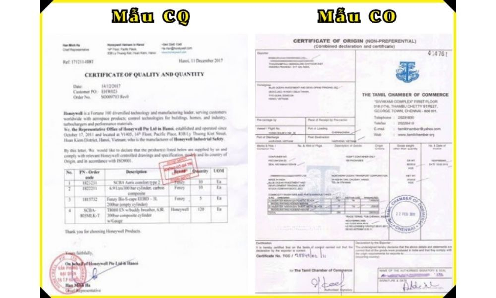 CO CQ là gì? Phân biệt 2 loại giấy chứng nhận phổ biến
