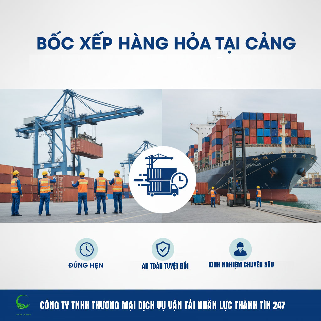 Bốc Xếp Hàng Hóa Tại Cảng – Đội Ngũ Kinh Nghiệm, Nhanh Chóng