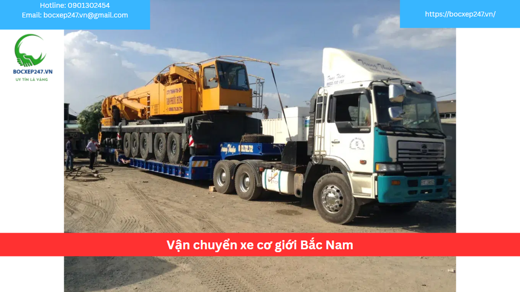 Vận chuyển xe cơ giới Bắc Nam