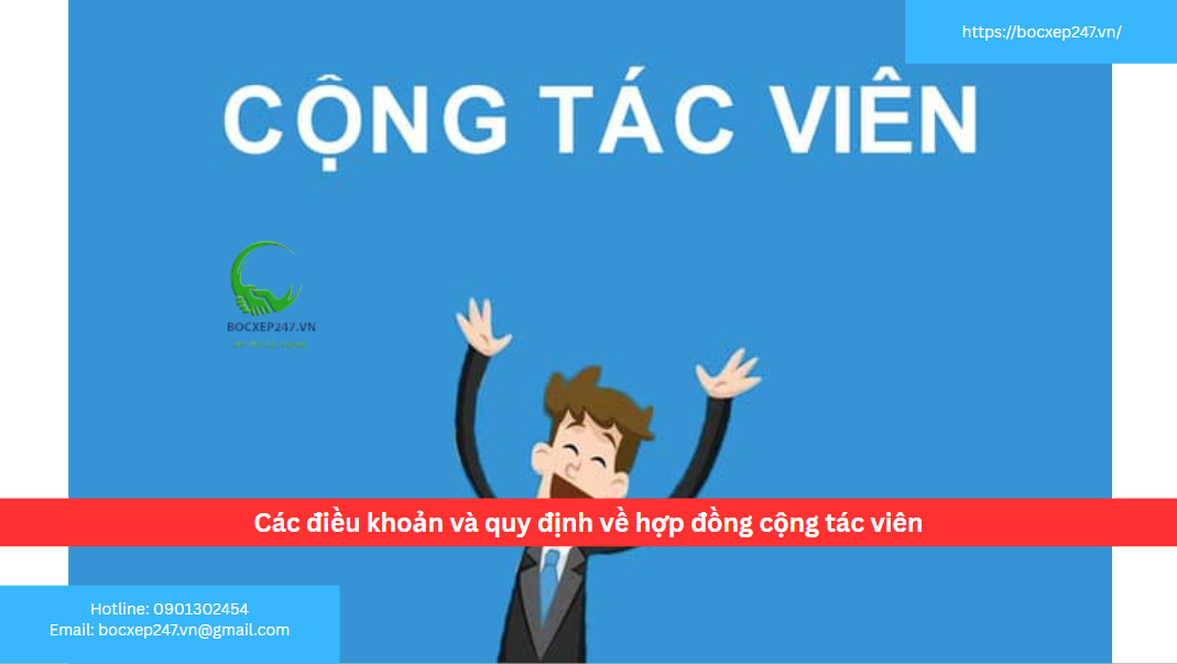 Các điều khoản và quy định về hợp đồng cộng tác viên