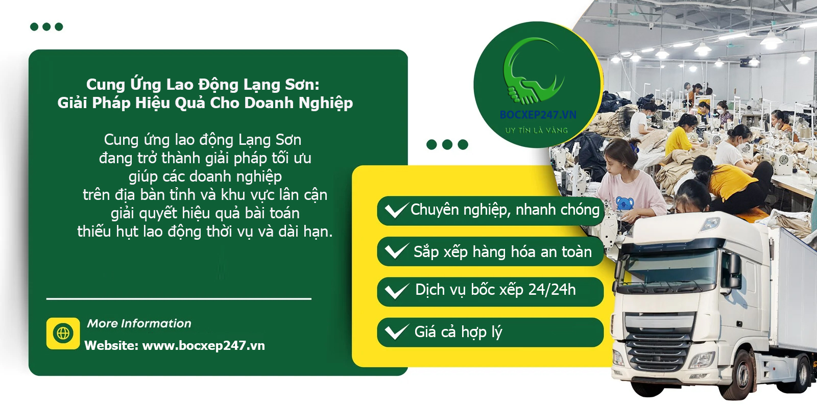 Bảng báo giá cung ứng lao động Lạng Sơn