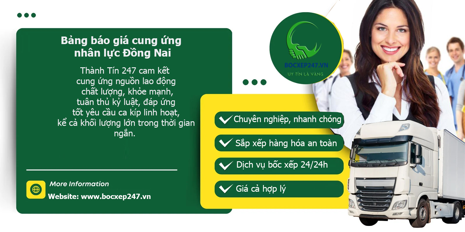 Bảng báo giá cung ứng nhân lực Đồng Nai