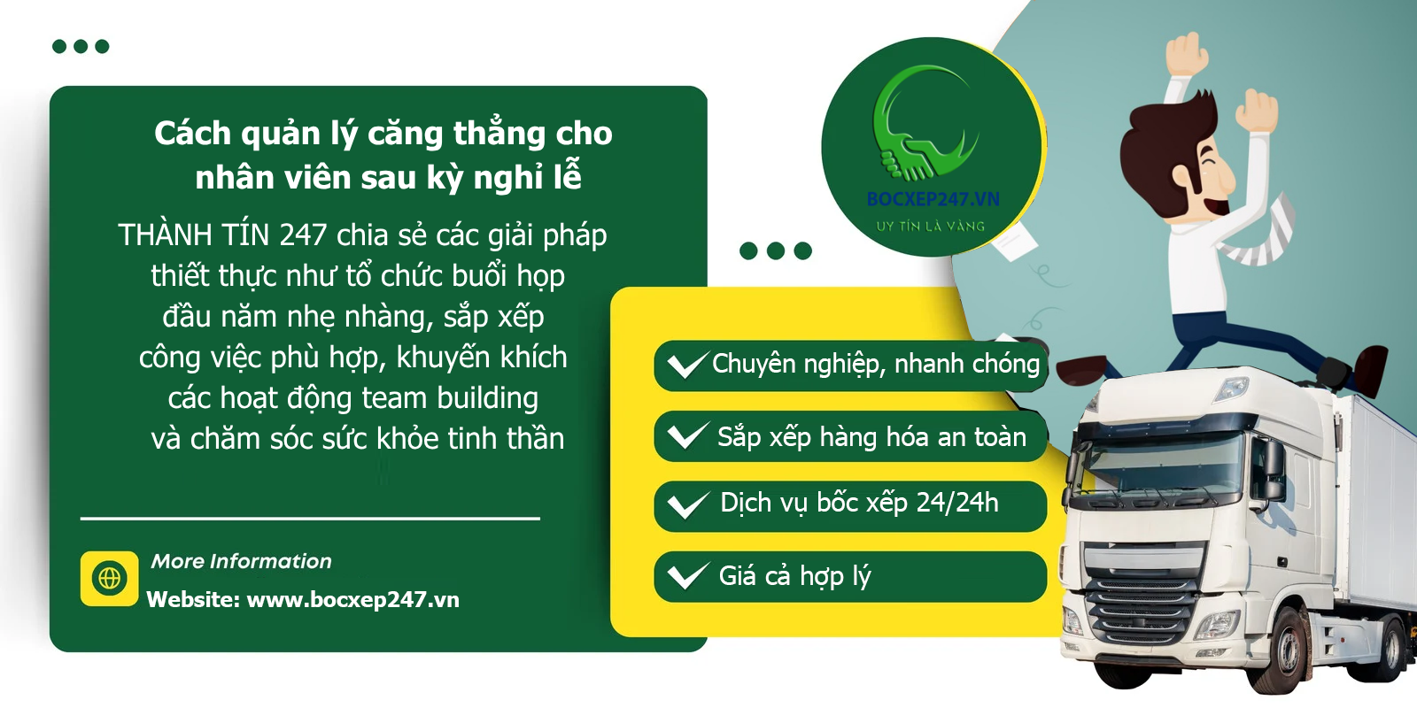 Cách quản lý căng thẳng cho nhân viên sau kỳ nghỉ lễ