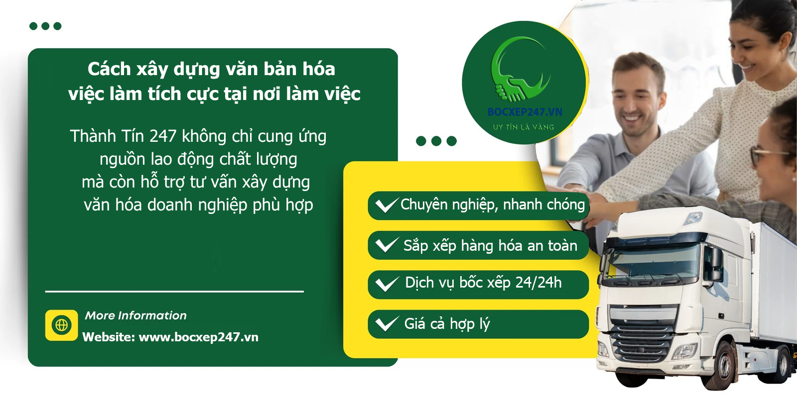 Cách xây dựng văn bản hóa việc làm tích cực tại nơi làm việc