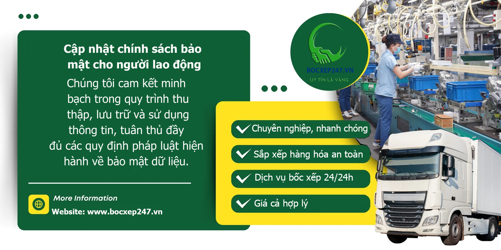 Cập nhật chính sách bảo mật cho người lao động