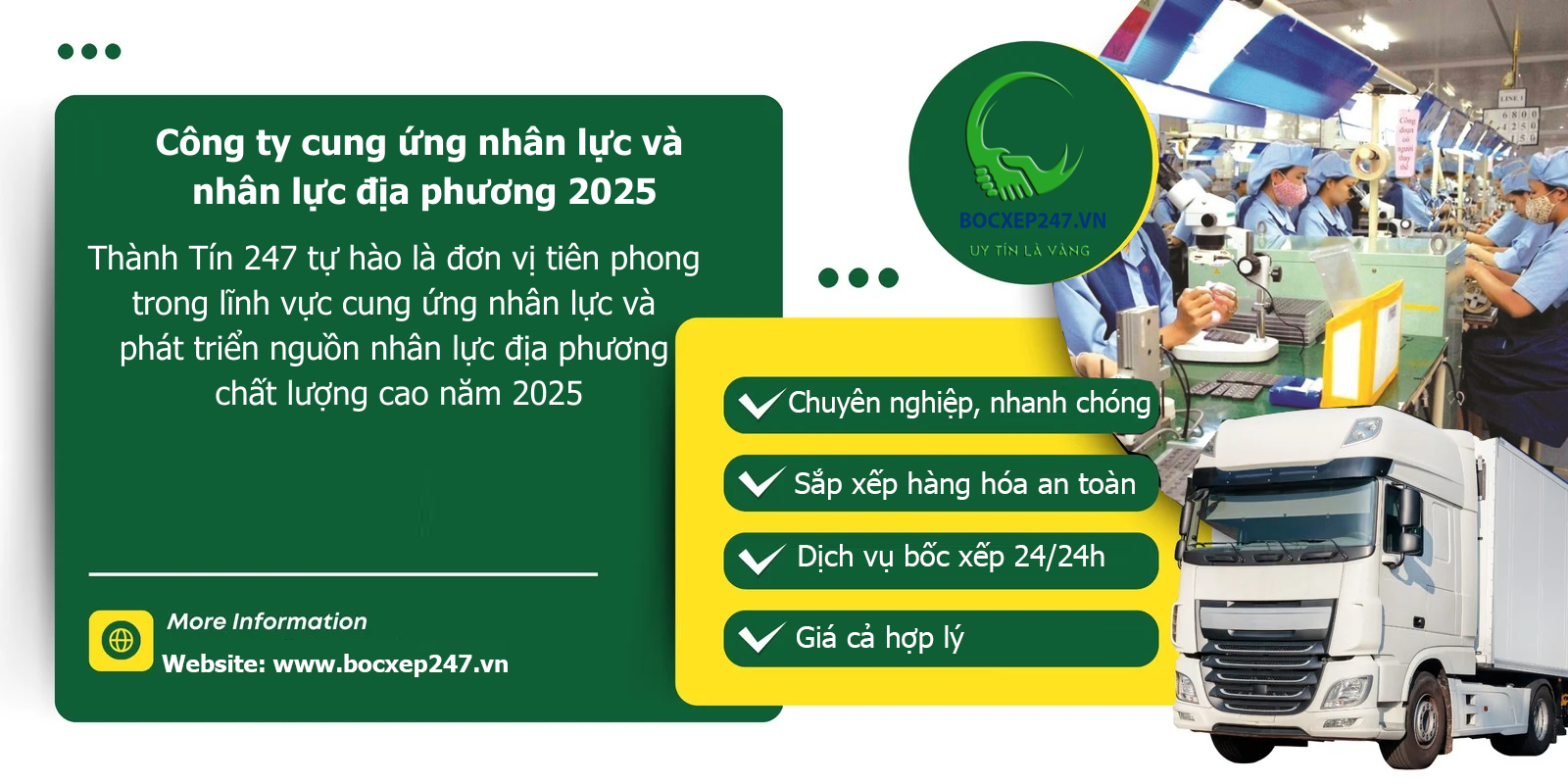 Công ty cung ứng nhân lực và nhân lực địa phương 2025