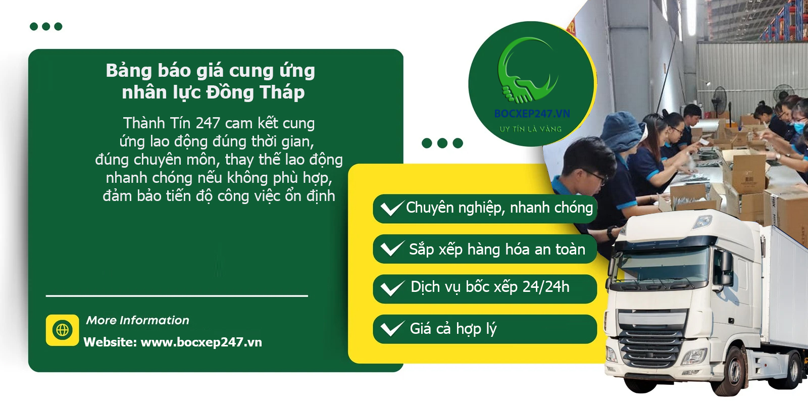 Bảng báo giá cung ứng nhân lực Đồng Tháp