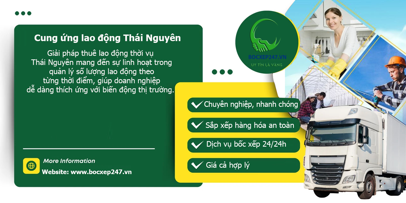 Bảng báo giá cung ứng lao động Thái Nguyên