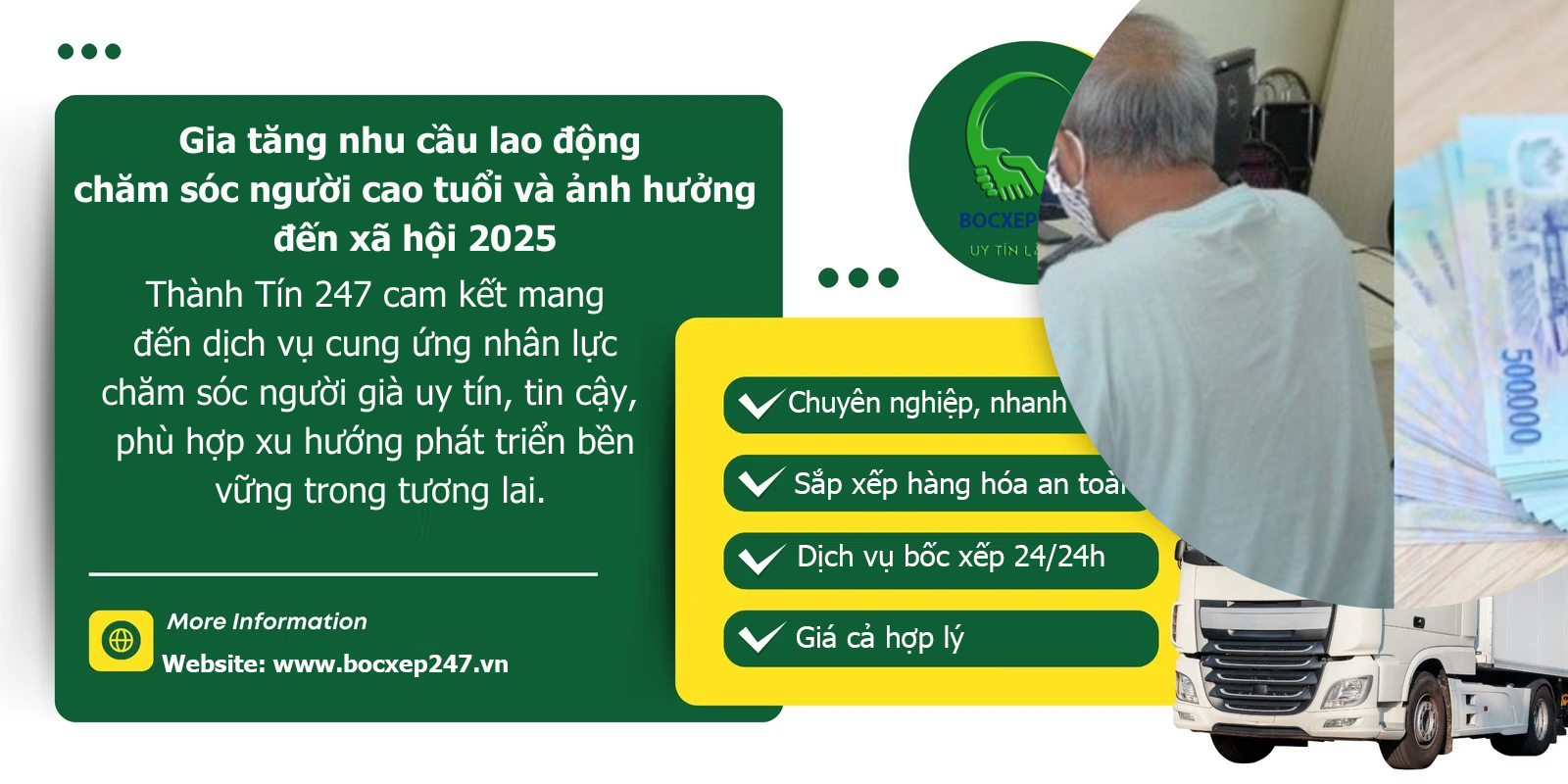 Gia tăng nhu cầu lao động chăm sóc người cao tuổi và ảnh hưởng đến xã hội 2025