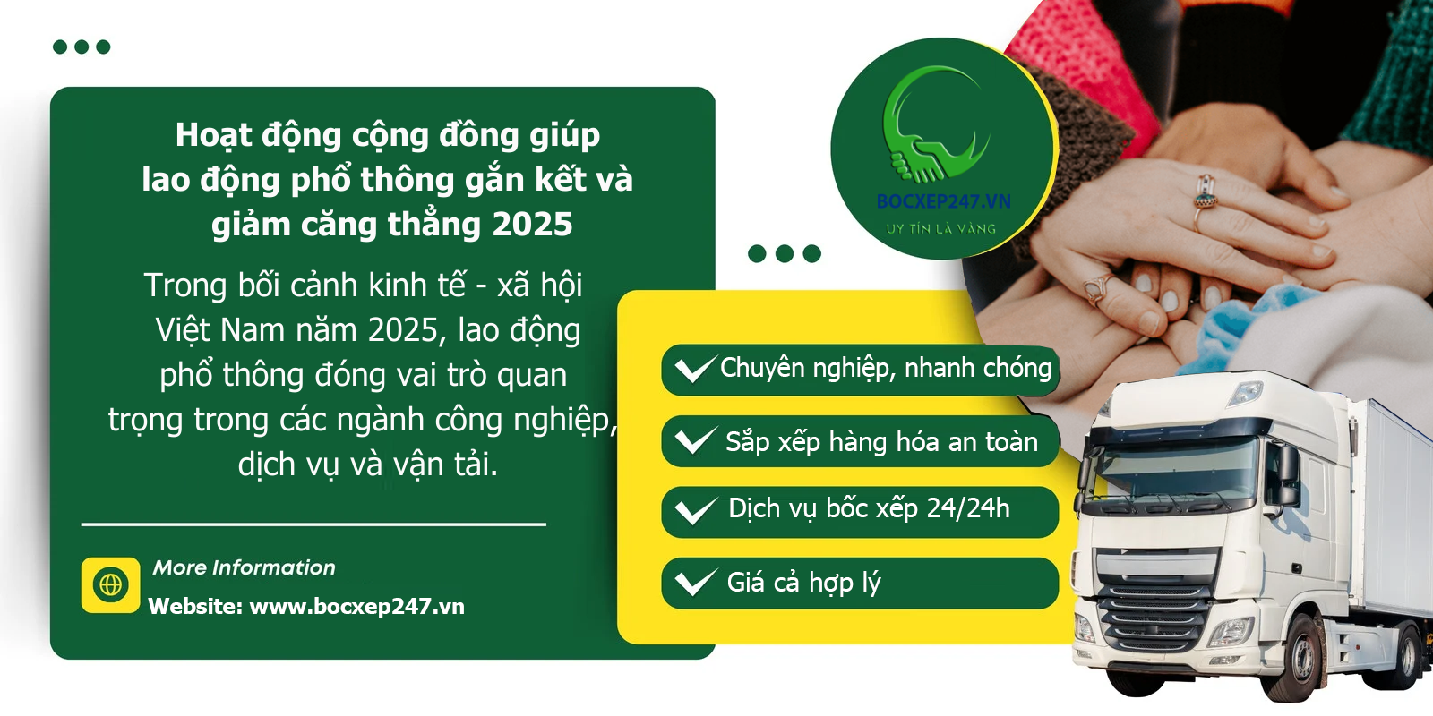 Hoạt động cộng đồng giúp lao động phổ thông gắn kết và giảm căng thẳng 2025