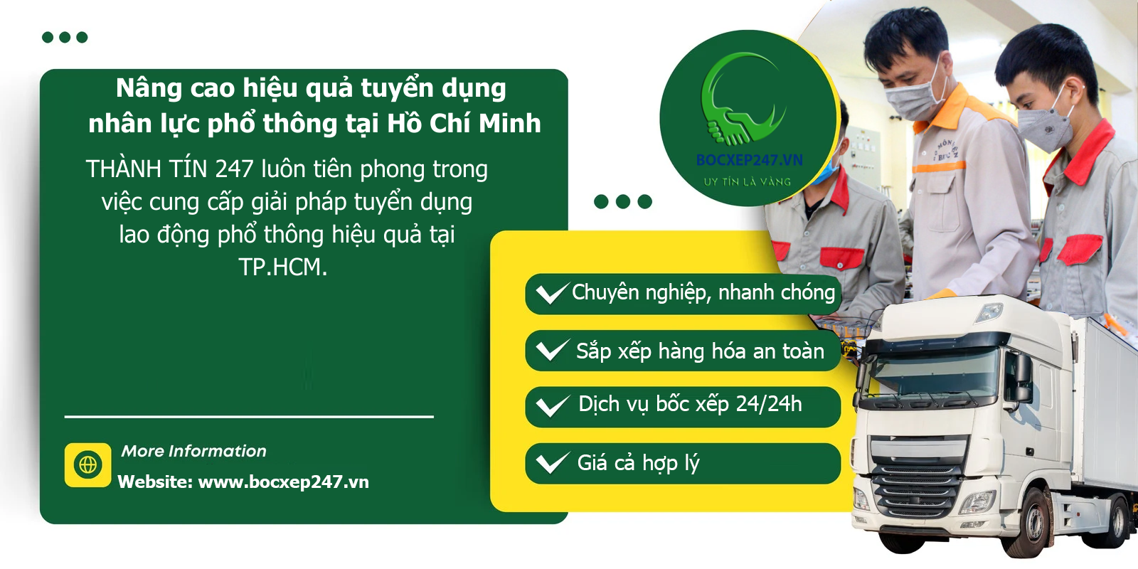 Nâng cao hiệu quả tuyển dụng nhân lực phổ thông tại Hồ Chí Minh