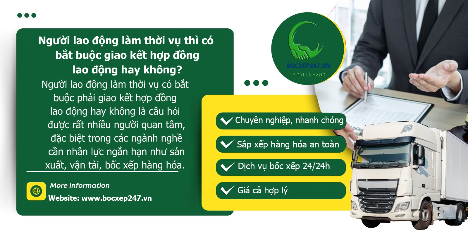 Người lao động làm thời vụ thì có bắt buộc giao kết hợp đồng lao động hay không?