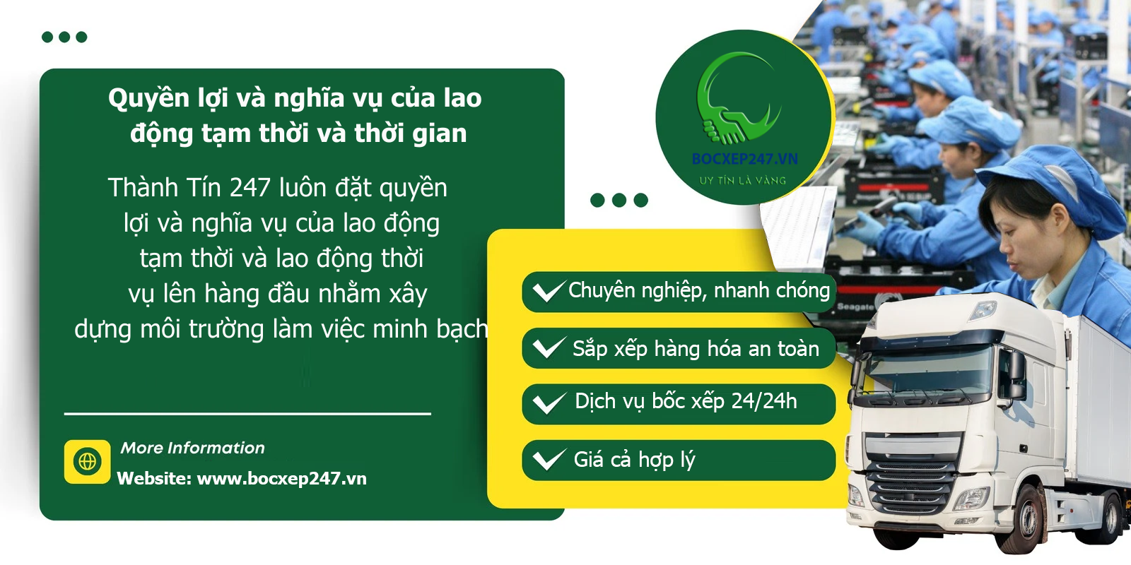 Quyền lợi và nghĩa vụ của lao động tạm thời và thời gian