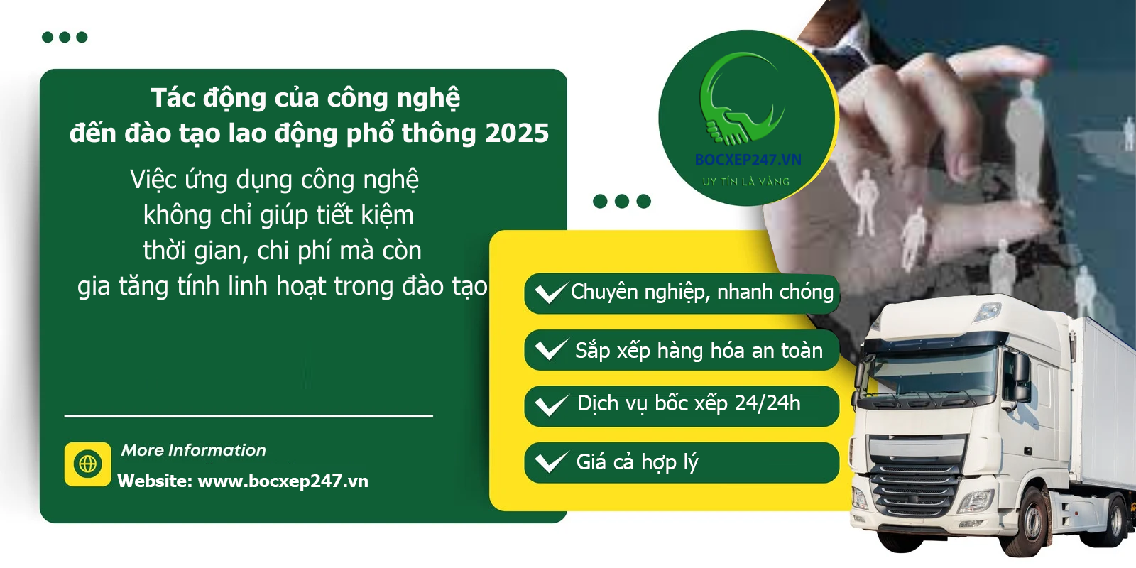 Tác động của công nghệ đến đào tạo lao động phổ thông 2025