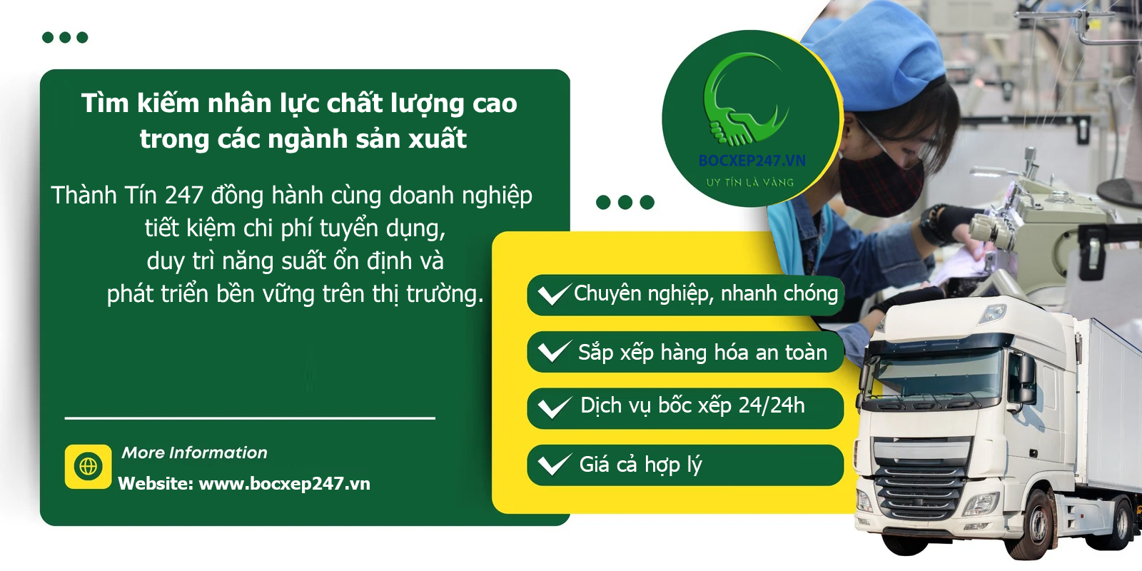 Tìm kiếm nhân lực chất lượng cao trong các ngành sản xuất