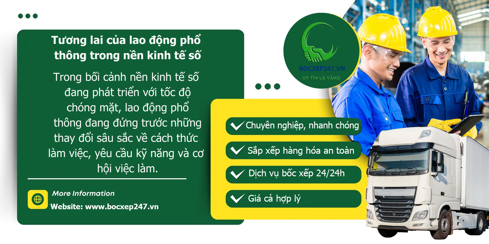 Tương lai của lao động phổ thông trong nền kinh tế số