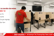 Dịch vụ chuyển văn phòng quận 12 trọn gói giá rẻ chuyên nghiệp