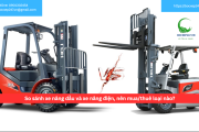 So sánh xe nâng dầu và xe nâng điện, nên mua/thuê loại nào?