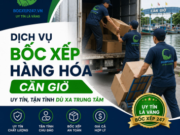 Dịch vụ bốc xếp hàng hóa Cần Giờ uy tín, tận tình dù xa trung tâm