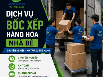 Dịch vụ bốc xếp hàng hóa Nhà Bè chuyên nghiệp, hỗ trợ xuống hàng