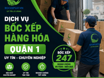 Dịch vụ bốc xếp hàng hóa quận 1 uy tín chuyên nghiệp