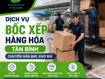 Dịch vụ bốc xếp hàng hóa Tân Bình chuyên sân bay, kho bãi