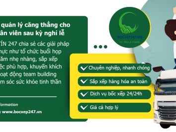 Cách quản lý căng thẳng cho nhân viên sau kỳ nghỉ lễ