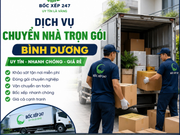 Dịch Vụ Chuyển Nhà Trọn Gói Bình Dương Uy Tín, Nhanh Chóng, Giá Rẻ