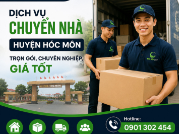 Dịch Vụ Chuyển Nhà Huyện Hóc Môn Trọn Gói, Chuyên Nghiệp, Giá Tốt