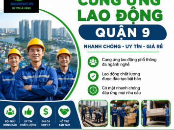 Dịch Vụ Cung Ứng Lao Động Quận 9 Nhanh Chóng, Uy Tín, Giá Rẻ