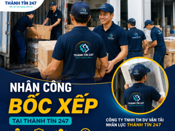 Nhân công bốc xếp tại kho, nhà máy, công trình