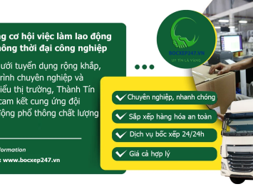Tận dụng cơ hội việc làm lao động phổ thông thời đại công nghiệp