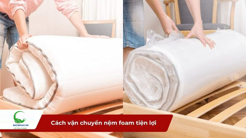 Cách vận chuyển nệm đơn giản, an toàn và nhanh gọn 