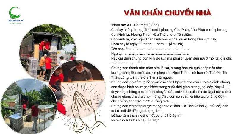 Bài Văn Khấn Chuyển Nhà Đầy Đủ Nhất