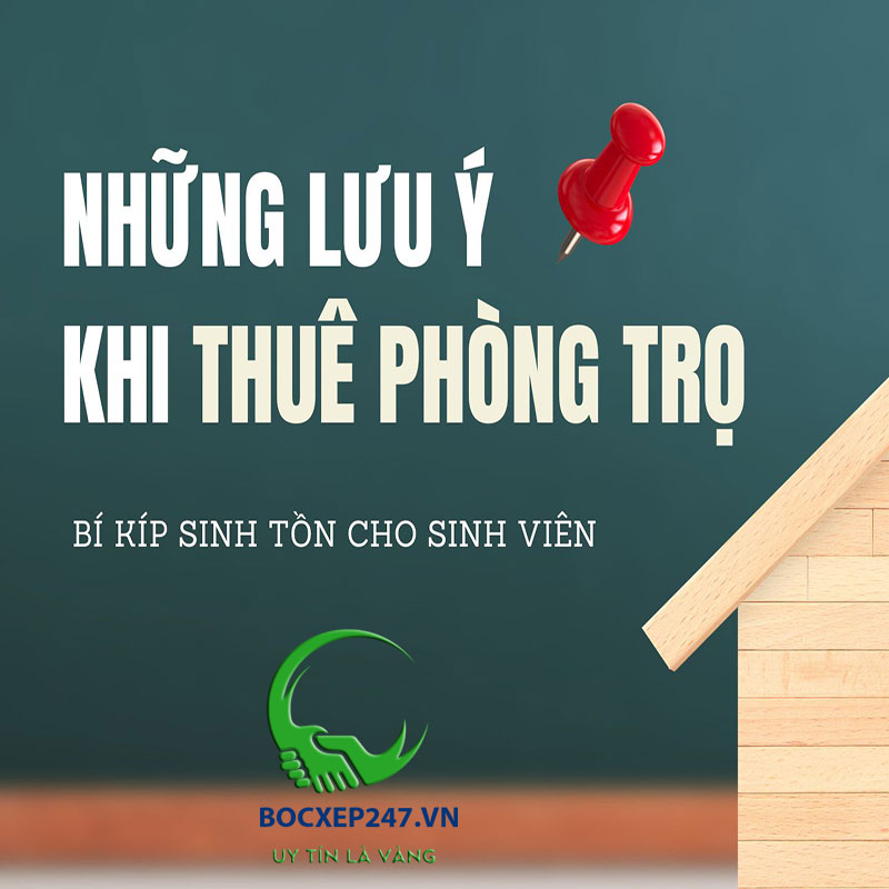Thuê trọ lần đầu và những lưu ý mà sinh viên cần nên tránh