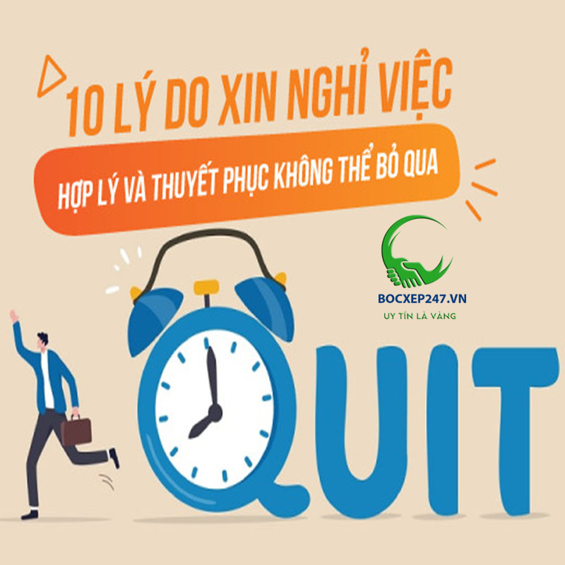 Tổng hợp 10 lý do xin nghỉ việc hợp lý nhất
