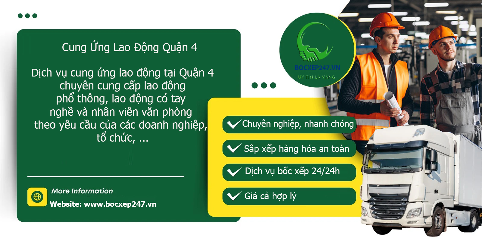 Giới thiệu về Cung ứng lao động Quận 4