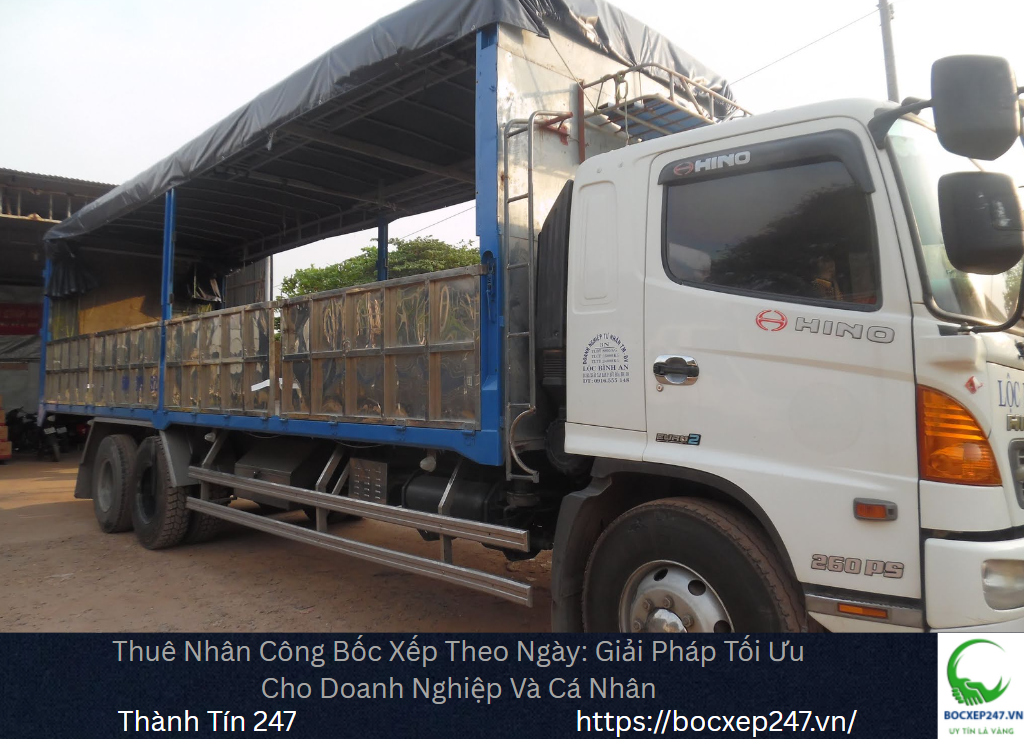 Đội ngũ nhân công bốc xếp theo ngày làm việc chuyên nghiệp