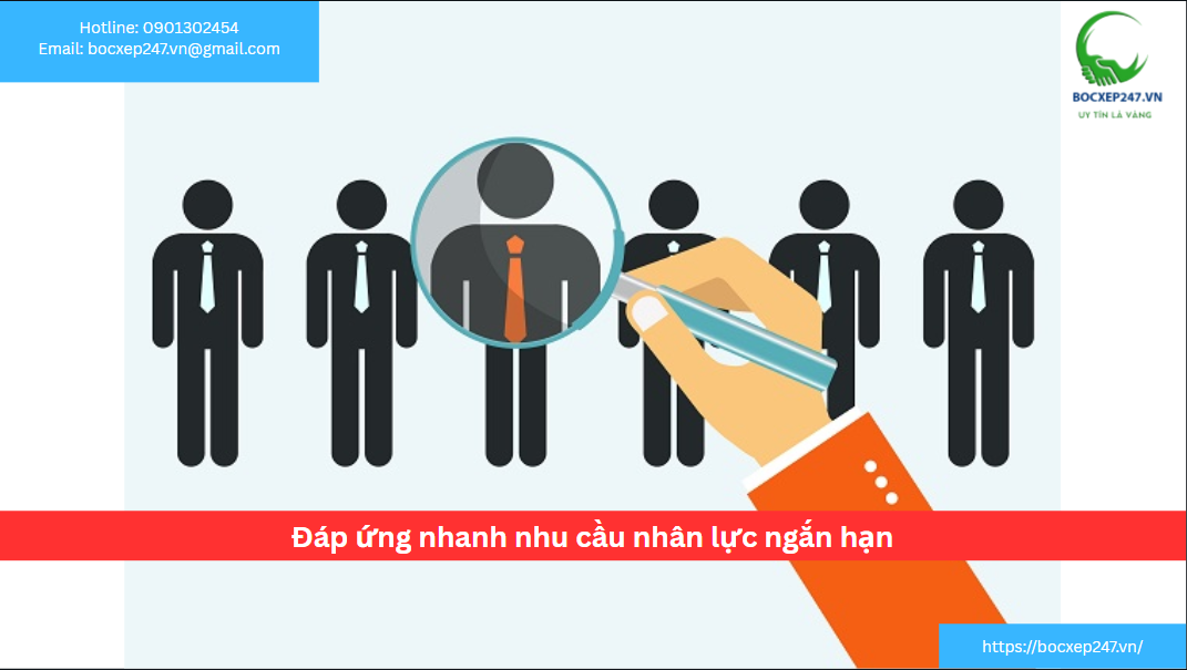 Đáp ứng nhanh nhu cầu nhân lực ngắn hạn