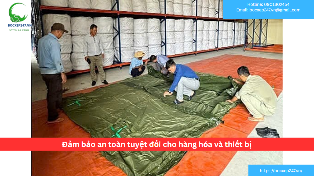 Đảm bảo an toàn tuyệt đối cho hàng hóa và thiết bị