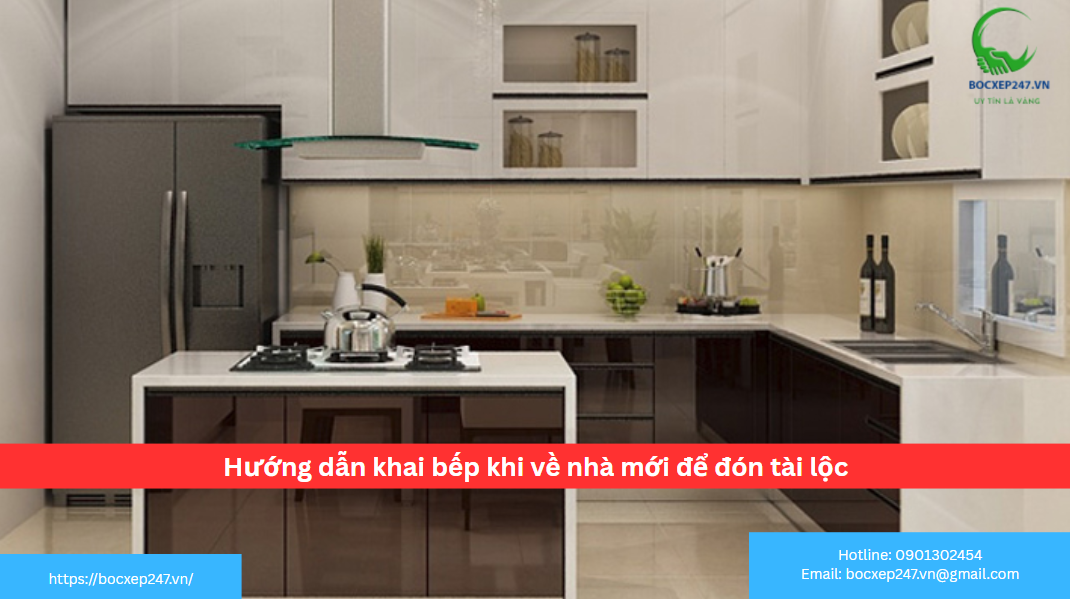 Hướng dẫn khai bếp khi về nhà mới để đón tài lộc