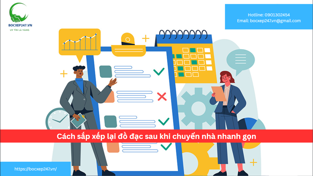 Ưu tiên sắp xếp đồ dùng thiết yếu trước