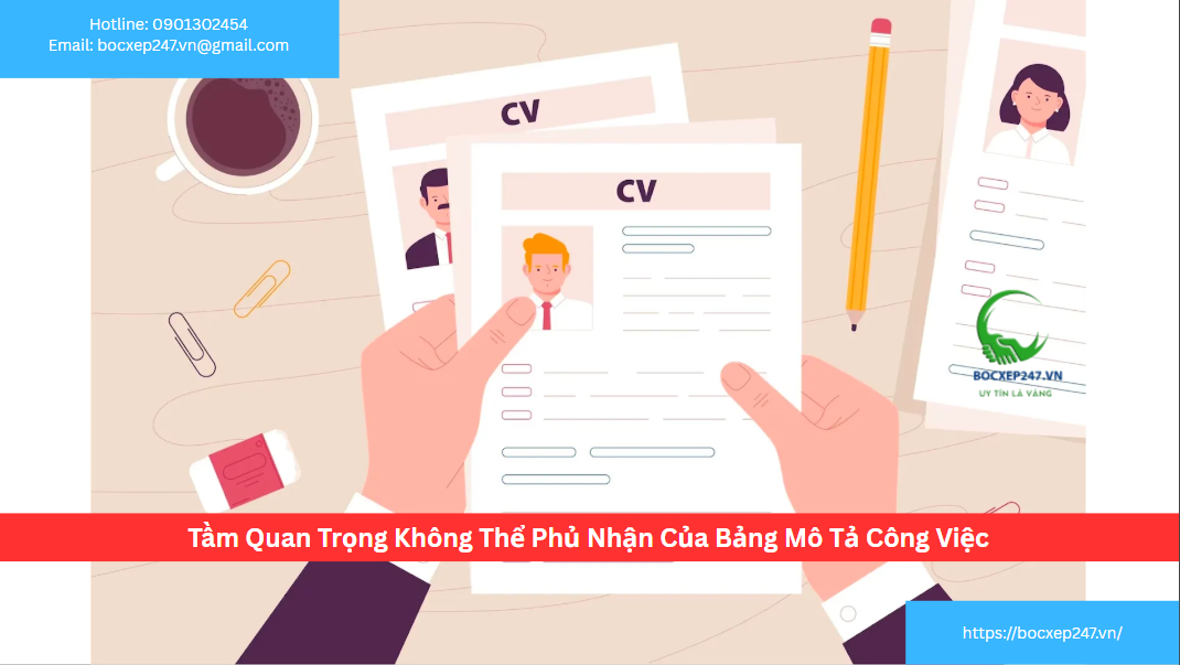 Tầm Quan Trọng Không Thể Phủ Nhận Của Bảng Mô Tả Công Việc