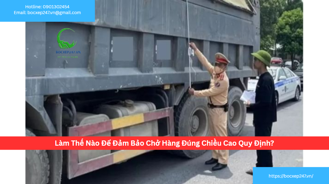 Làm Thế Nào Để Đảm Bảo Chở Hàng Đúng Chiều Cao Quy Định?Làm Thế Nào Để Đảm Bảo Chở Hàng Đúng Chiều Cao Quy Định?
