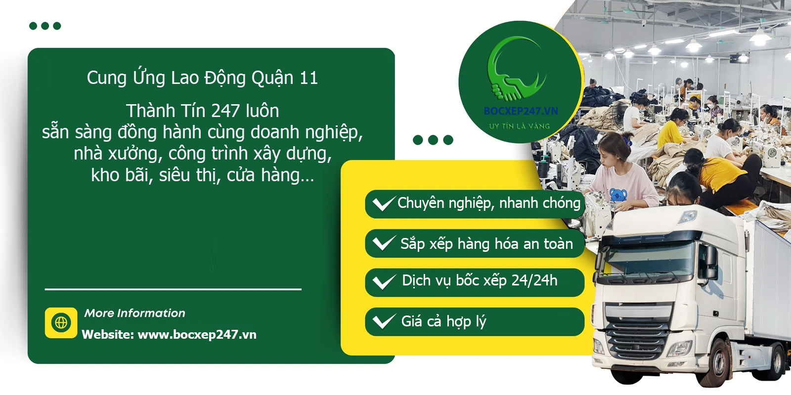 Cung ứng lao động Quận 11