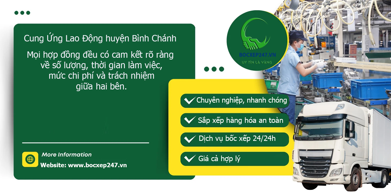 cung ứng lao động Huyện Bình Chánh