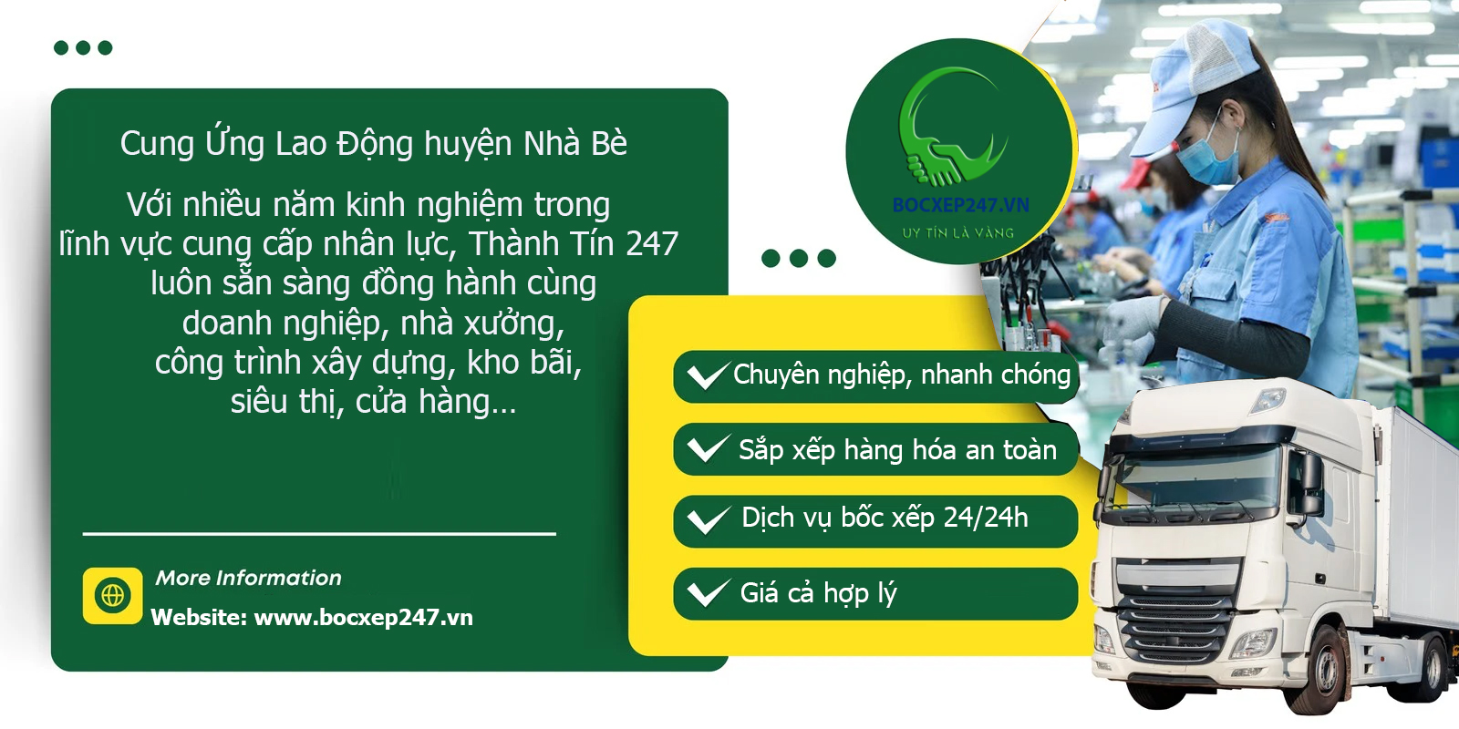 Cung ứng lao động Huyện Nhà Bè