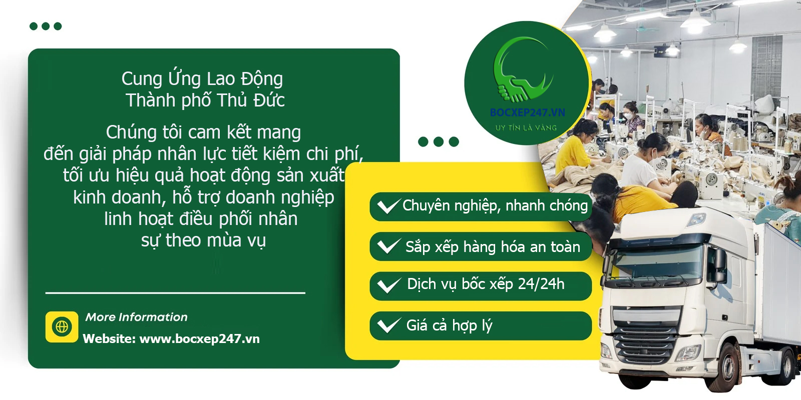 Bảng báo giá cung ứng lao động Thành phố Thủ Đức
