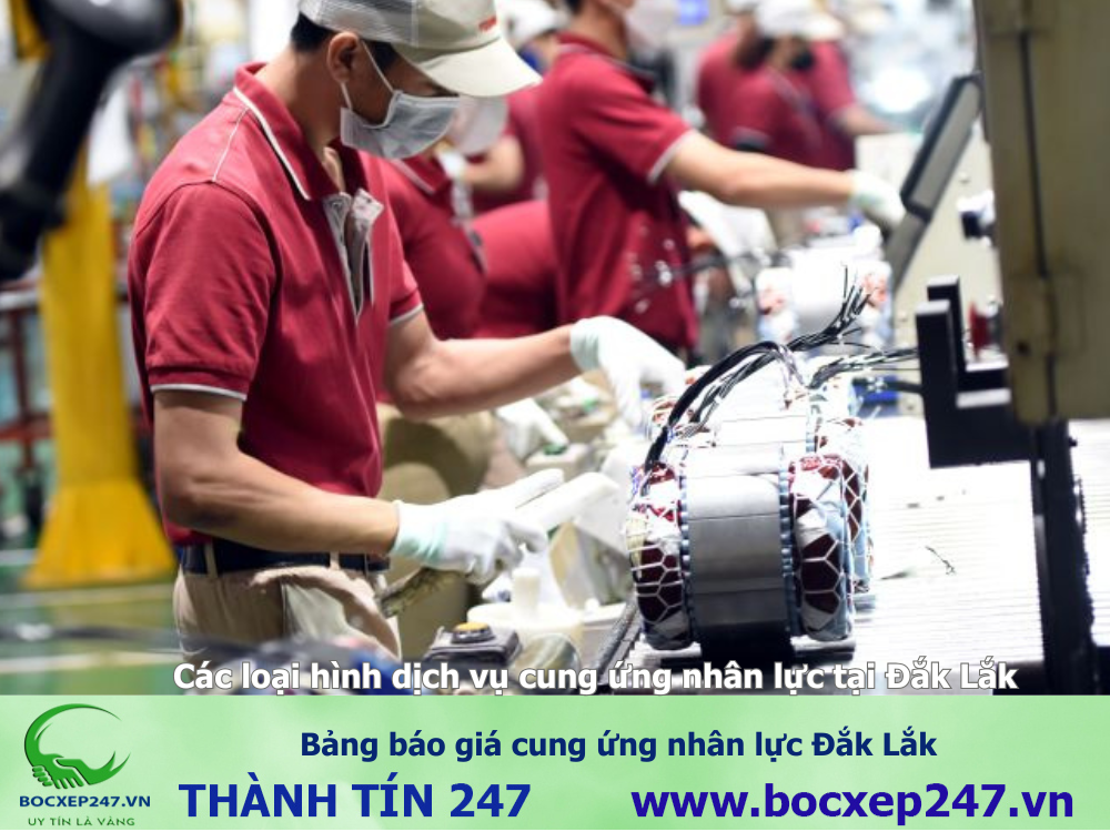 Bảng báo giá cung ứng nhân lực Đắk Lắk