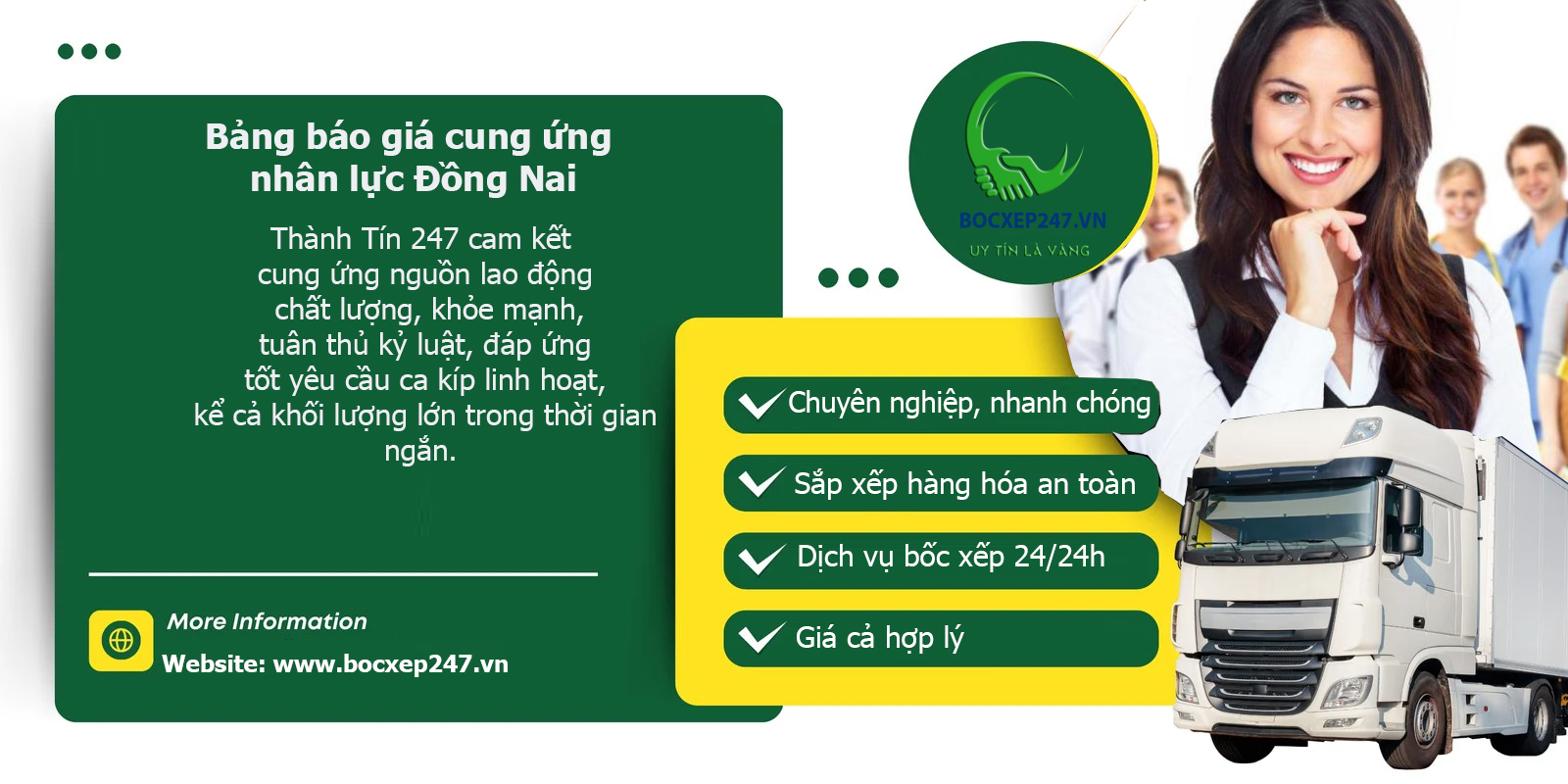 Bảng báo giá cung ứng nhân lực Đồng Nai